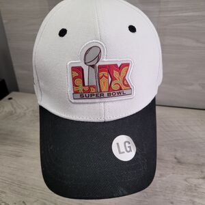 Super Bowl LIX Hat Cap Hook & Loop White NEW Eagles Chiefs Caesars Sportsbook